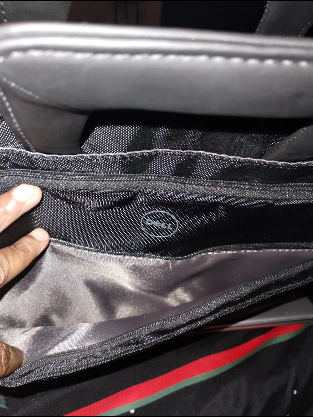 Dell Black Soft-Shell Laptop Briefcase with Top Handle